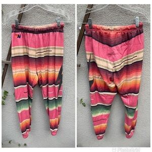 Aviator Nation Tulum Bolt Stitch Stripe Sweatpants